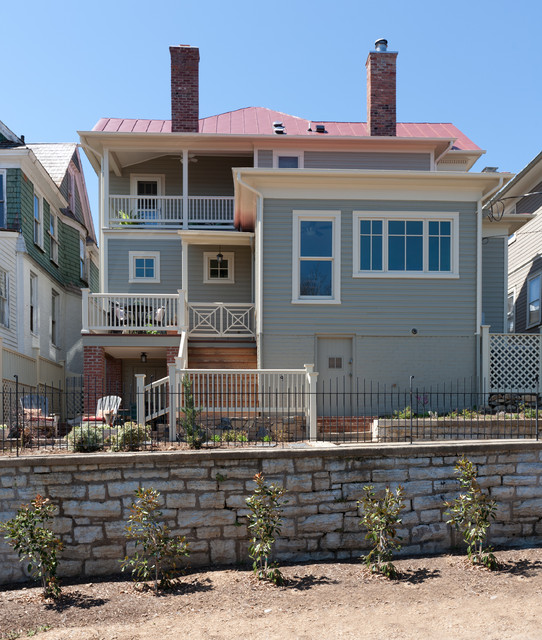 Eclectic Porch Richmond Newtown Victorian Remodeling - Eclectic - Porch - richmond - by Frazier Associates