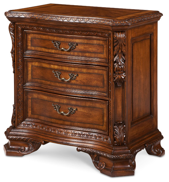 Old World Bedside Chest Victorian Nightstands And Bedside Tables