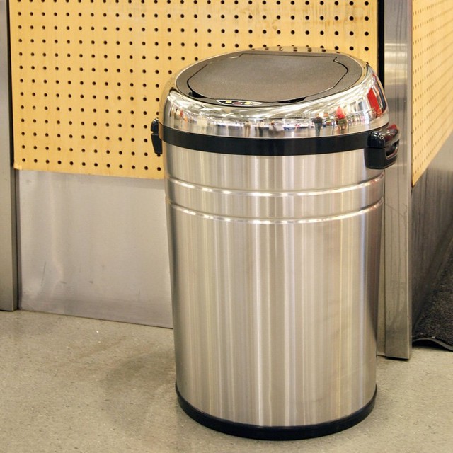 iTouchless IT18RC Trashcan NX Stainless Steel Trash Can Multicolor