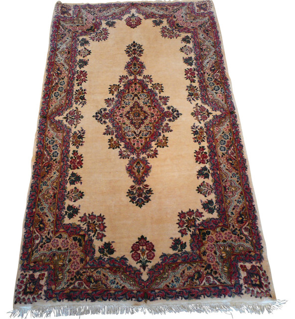 4x7 Kerman Rug Traditional Area Rugs by Oriental Rug Galaxy