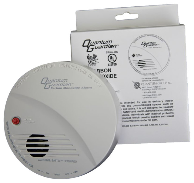 Quantum Guardian Carbon Monoxide Detector Alarm Traditional Carbon