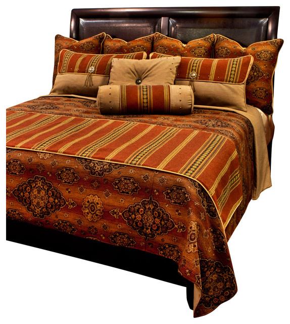 Kensington Rust California King, Luxury Set Southwestern