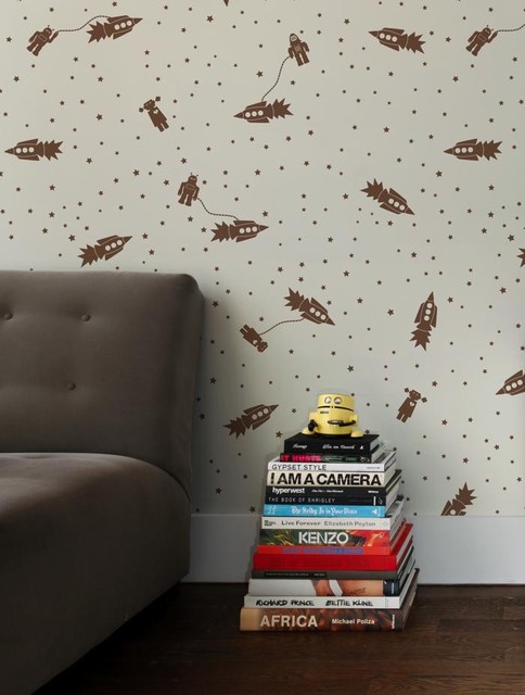 Aimee Wilder Astrobots Wallpaper - Modern - Wallpaper - portland - by