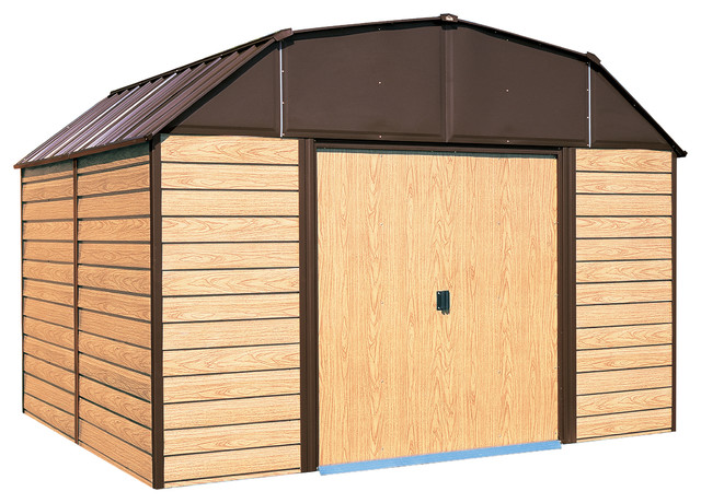 Arrow Woodhaven 10x14-foot Storage Shed - Contemporary - Sheds - by 