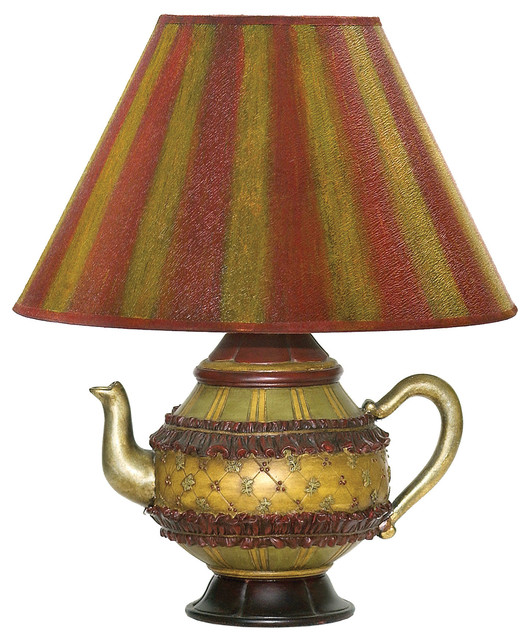 Tolbert Teapot Accent Lamp Eclectic Table Lamps by ELK Group International