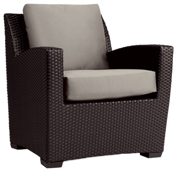 Brown Jordan Fusion Club Chair Contemporary Outdoor Lounge Chairs