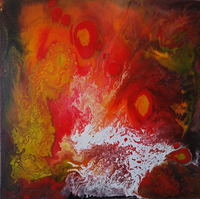 Affordable Abstract Art Eclectic Paintings Denver by VLKArts