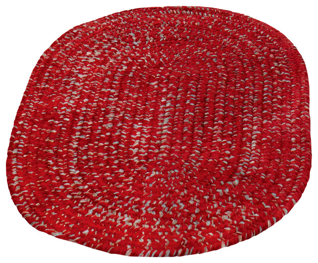 Braided Rugs Red Polypropylene Braided Rug Velvet Royal 2x3 Traditional Rugs by The