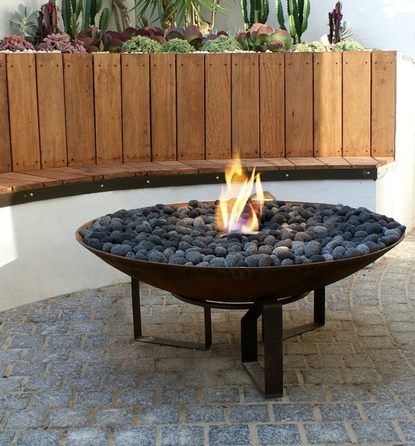 Dish Heating Contemporary Fire Pits by Cosh Living Designer Furniture