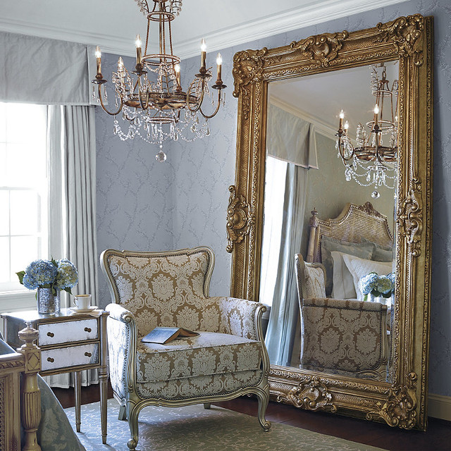 Josephine Floor Mirror Contemporary Freestanding Mirrors by FRONTGATE