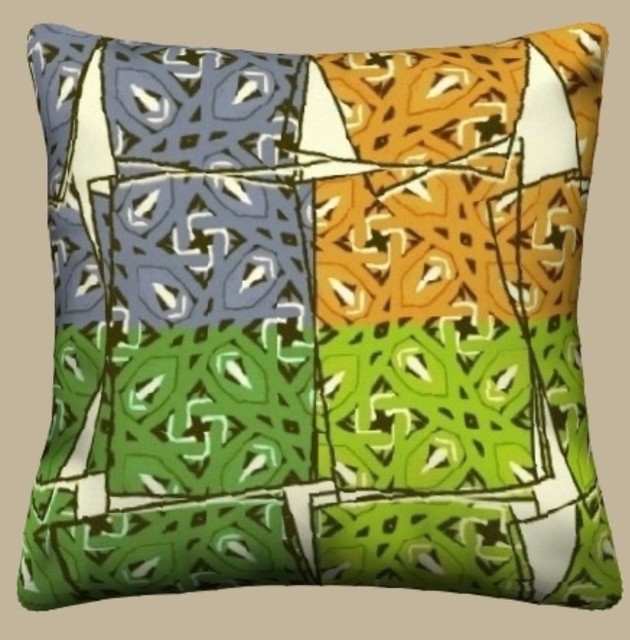 Unique Throw Pillows - Modern - Scatter Cushions - new york - by Ann-dee s Doodles