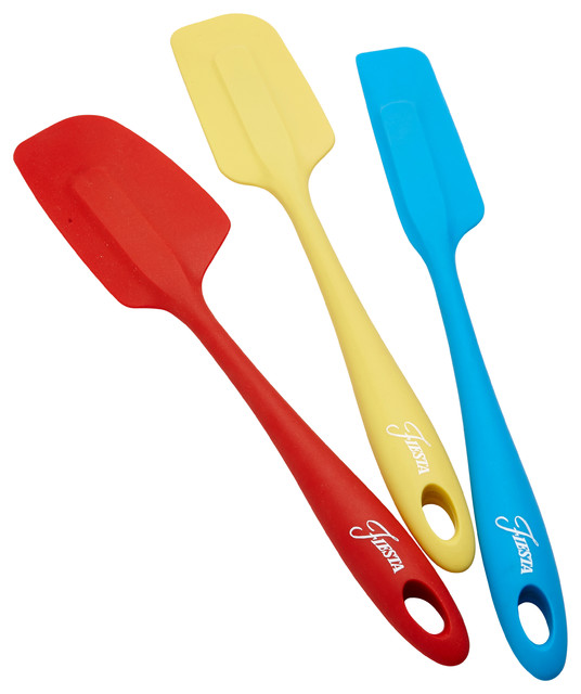 Fiesta 3Piece Multi Silicone Spatula Set contemporaryspatulas
