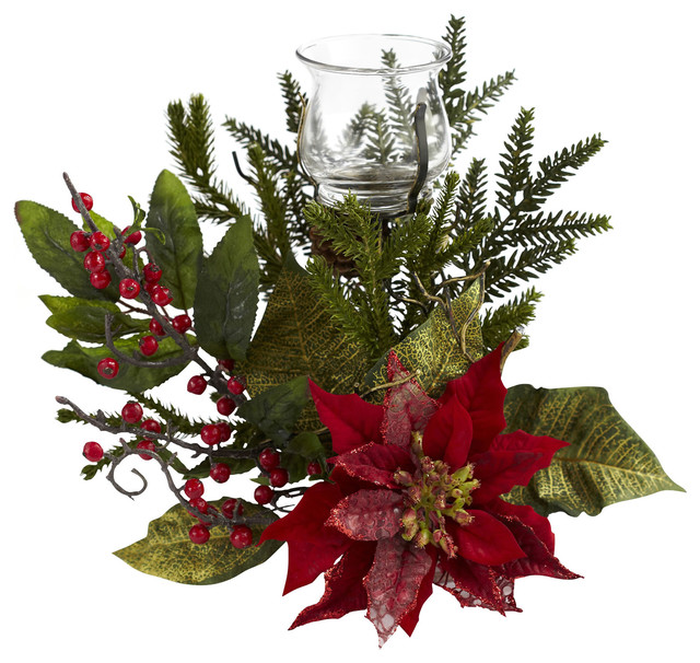 poinsettia candleabrum traditional christmas poinsettia candleabrum traditional christmas