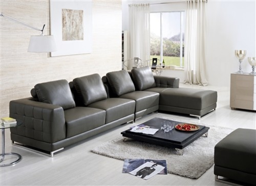 Omano Leather Sectional Sofa Clearance Sale - Asian - Sectional Sofas - minneapolis - by ...