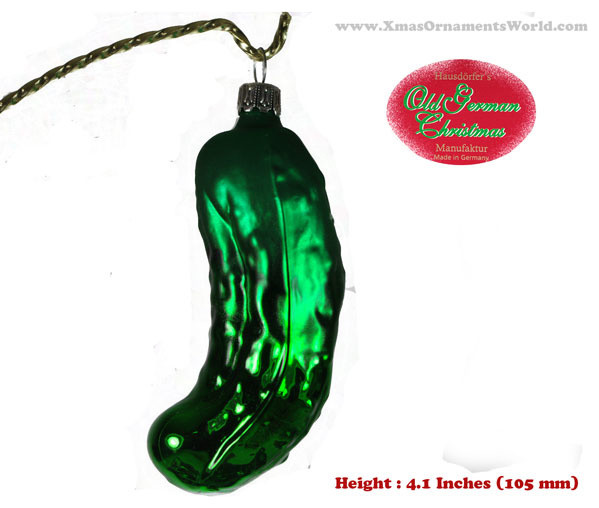 glass german pickle christmas ornament green opal glass german pickle christmas ornament green opal