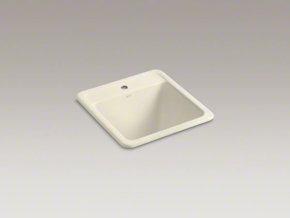 ... top-mount utility sink with single faucet hole contemporary-utility