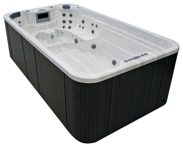 Spa Industries 6 Seat 'Bellagio' Swim Spa Contemporary Hot Tub
