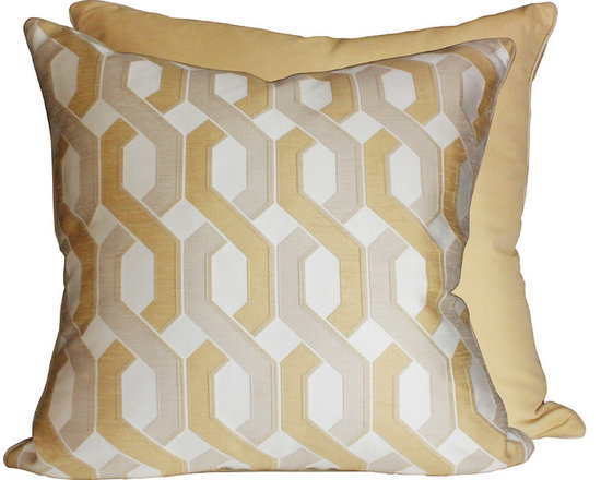 Linked Pillow - Our Linked accent pillow steals the spotlight with its attractive pattern and ...