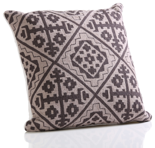 Hopi Cotton Throw Pillow - Traditional - Decorative Pillows - by Zodax