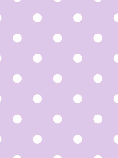 Lavender Polka Dot Wallpaper - Eclectic - Wallpaper - houston - by