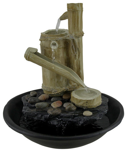 bamboo falls decorative eternity tabletop water fountain bamboo falls decorative eternity tabletop water fountain