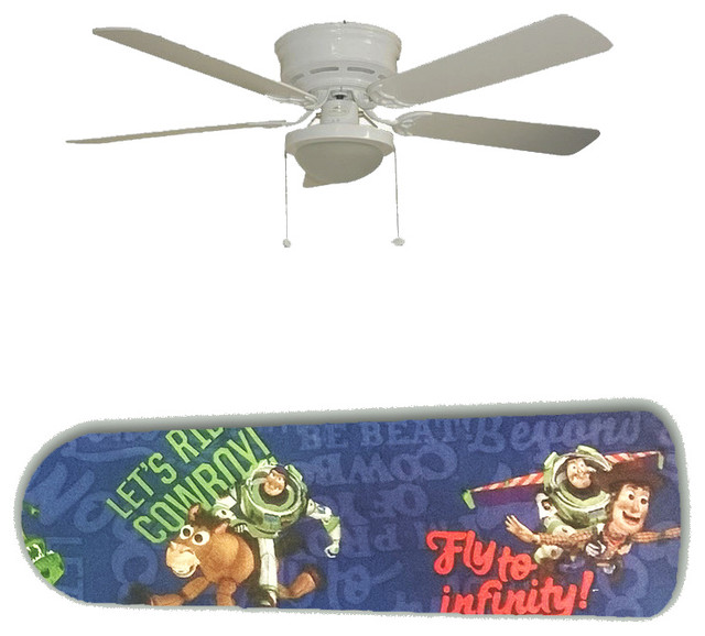Toy Story Woody and Buzz Infinity 52" Ceiling Fan and Lamp