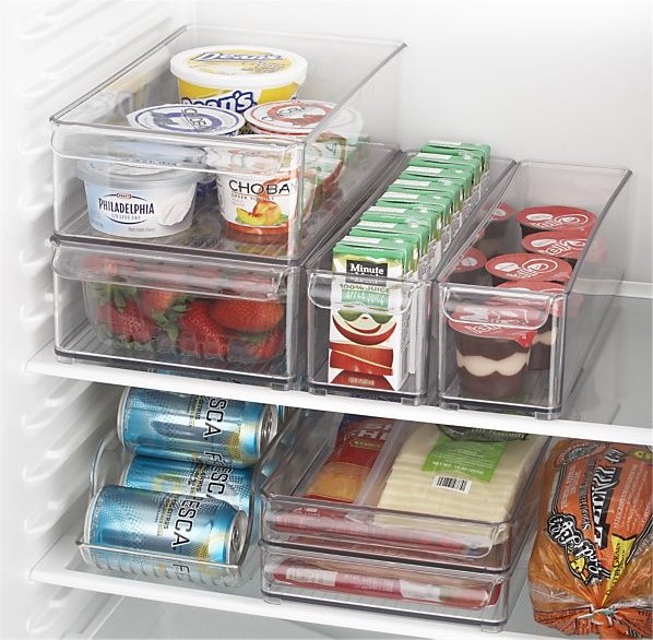 Fridge Bins and Organizer and Tray Contemporary by Crate&Barrel