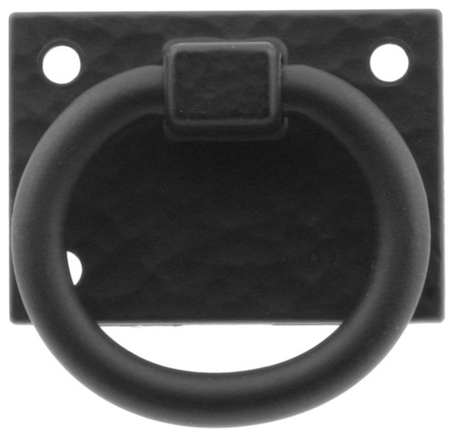 Hammered Aluminum Ring Pull Farmhouse And Drawer Handle