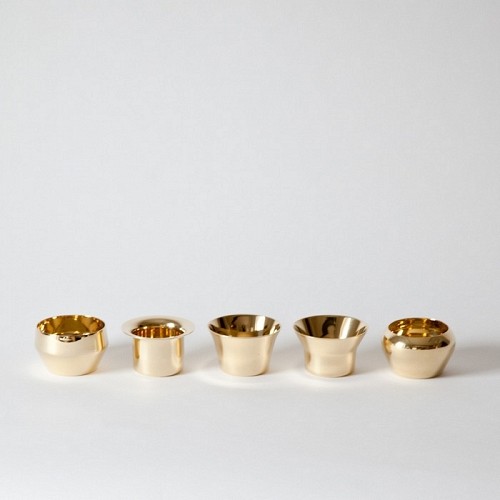 Brass Tea Light Holders Modern Candleholders by Mjölk