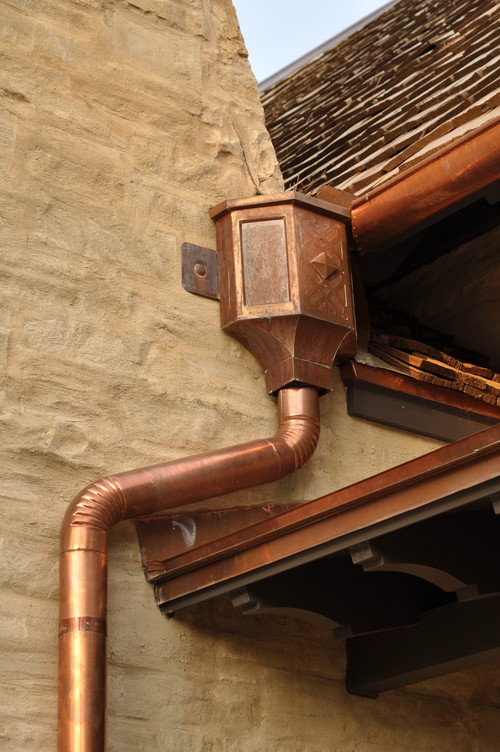 copper gutters