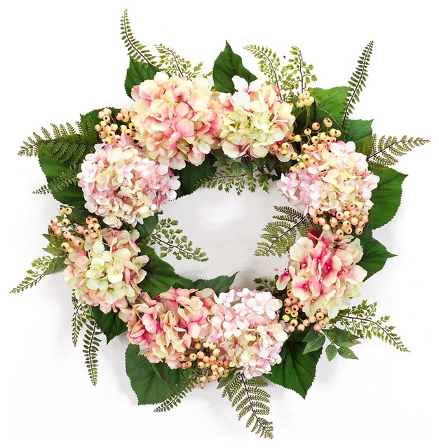 Hydrangea Wreath  Wreaths And Garlands  by Melrose International LLC