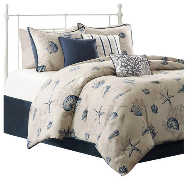jla madison park bayside cotton comforter set blue blue jla madison park bayside cotton comforter set blue blue