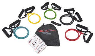 Tube Resistance Bands Set With Attached Handles - Home Gym Equipment ...