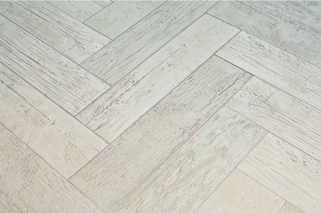 Urban Timber White Wash Porcelain TIle Contemporary Atlanta by Mission Stone & Tile