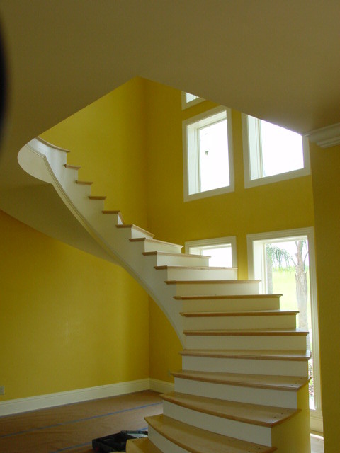Eclectic Staircase Orlando Plastering eclectic-staircase