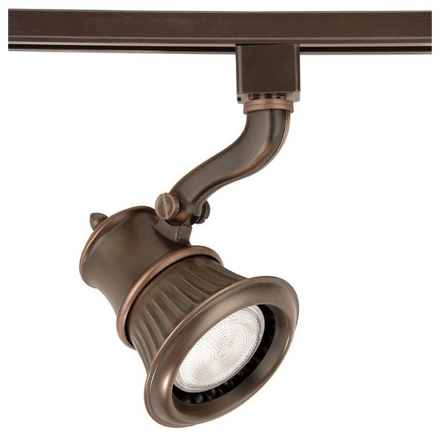 WAC Rialto Bronze Track Head for Lightolier Track Systems Traditional