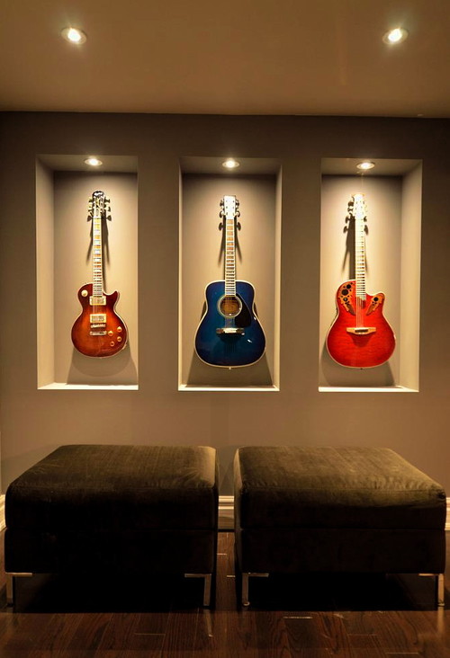 格好良く飾りたい ギターをインテリアの一部にしたおしゃれな部屋31選