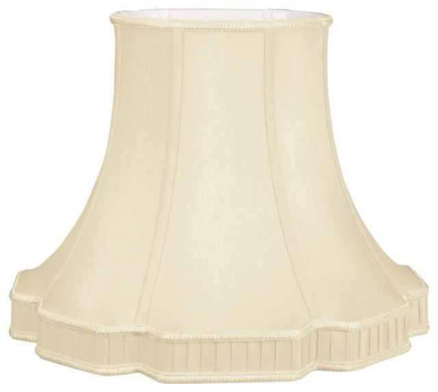 Oval Bell Scallop with Bottom Gallery Designer Lampshade Traditional