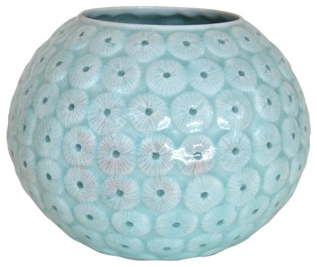 Scandinavian Made Round Porcelain bowl with glaze holes Large