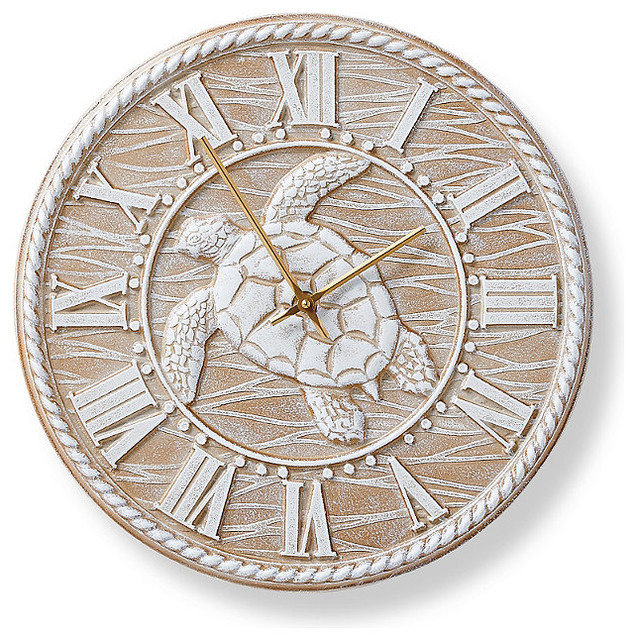 Sea Turtle Outdoor Clock traditionaloutdoorclocks