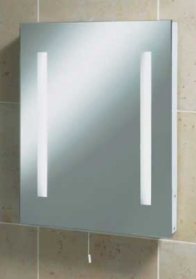 Illuminated Mirror with Shaver Point  Contemporary  Bathroom Mirrors  by Lighting Styles