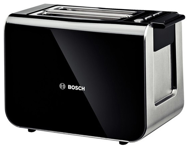 Bosch Styline Sensor Toaster TAT8613GB Black Modern Toasters by