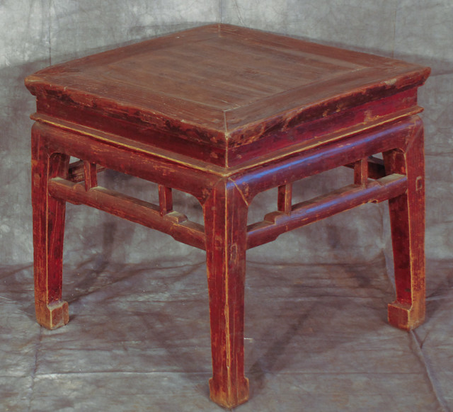 Chinese Square Small Stool / Table Asian Side Tables And End Tables