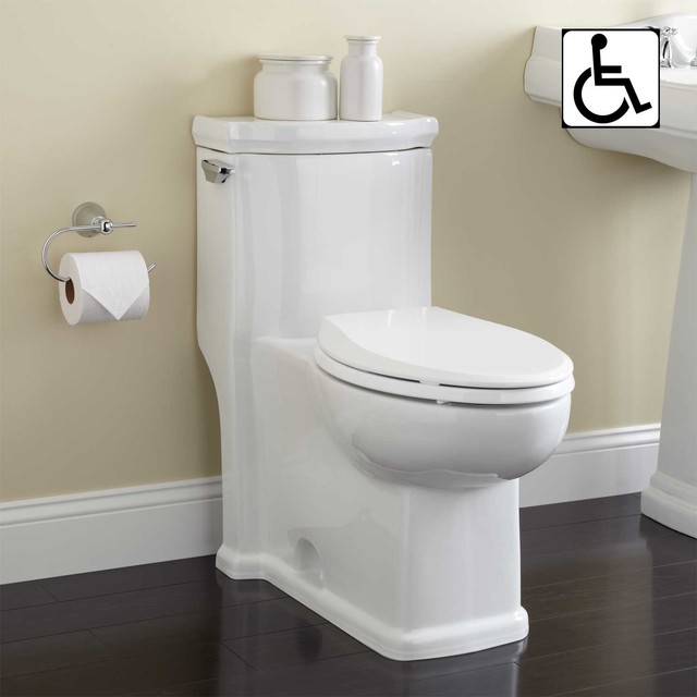 Halcott OnePiece Siphonic Toilet Elongated White Modern