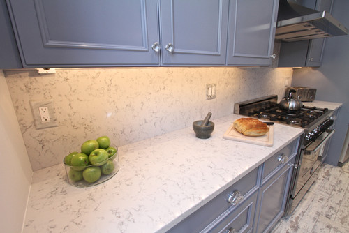 Quartz Countertops Marble Grey Kitchen Cabinets