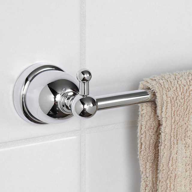 Cade Towel Bar & Dual Robe Hooks Modern Towel Bars And Hooks by