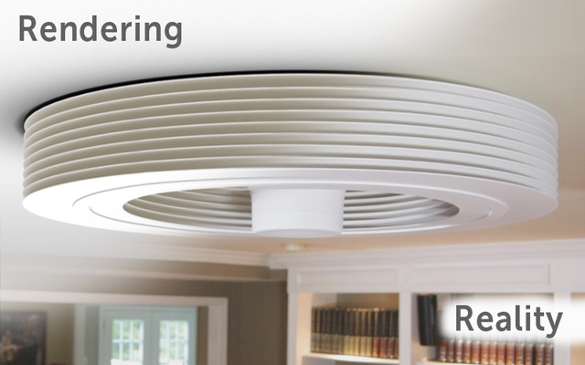 Exhale Fans - First truly bladeless ceiling fan. - Contemporary ...