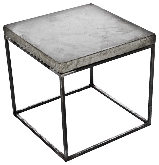 Oakland Side Table, Gray Industrial Side Tables And End Tables by Patrick Cain Design