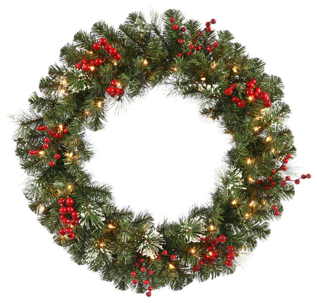 pre lit siegal berry pine with holly berries wreath clear pre lit siegal berry pine with holly berries wreath clear