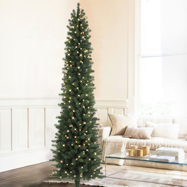 Balsam Hill 10' BH Fraser Fir Artificial Christmas Tree Clear w/ Easy